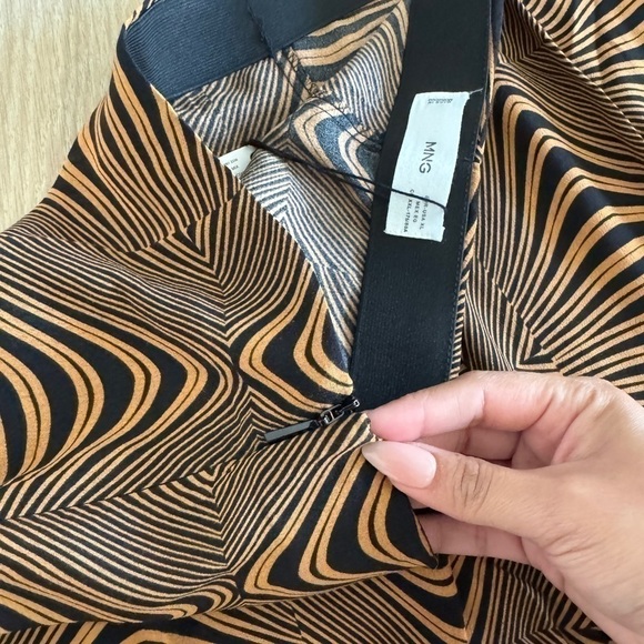 Mango Retro Print Pants - Picture 5 of 6